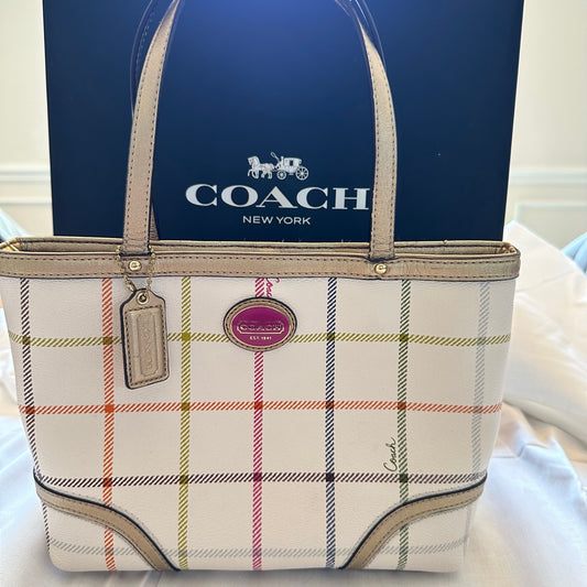 COACH Tattersall Mini Bag