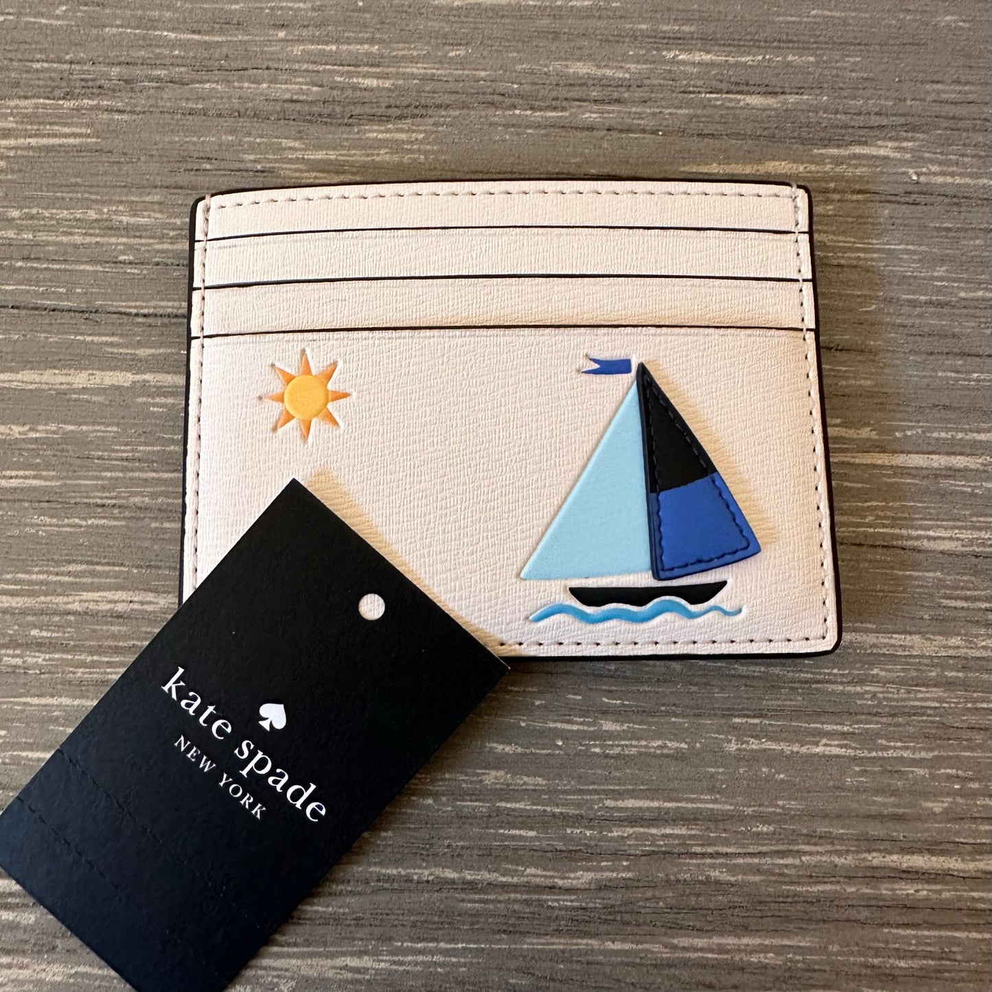 Kate Spade Sailboat Small Card Holder