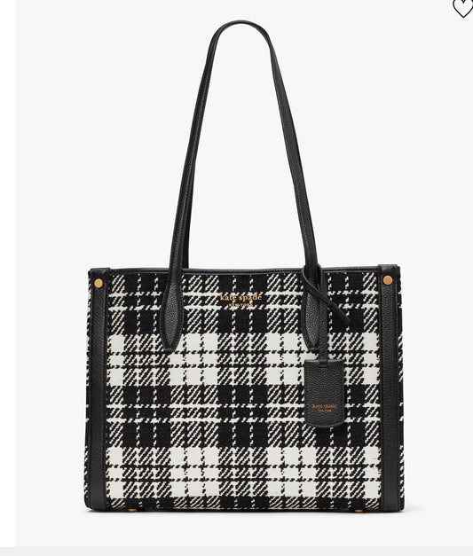 Kate Spade Market Posh Black & White Tote