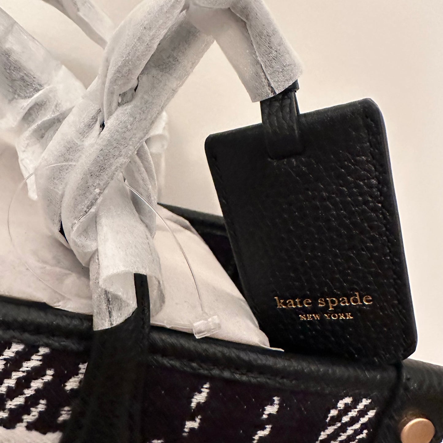 Kate Spade Market Posh Black & White Tote