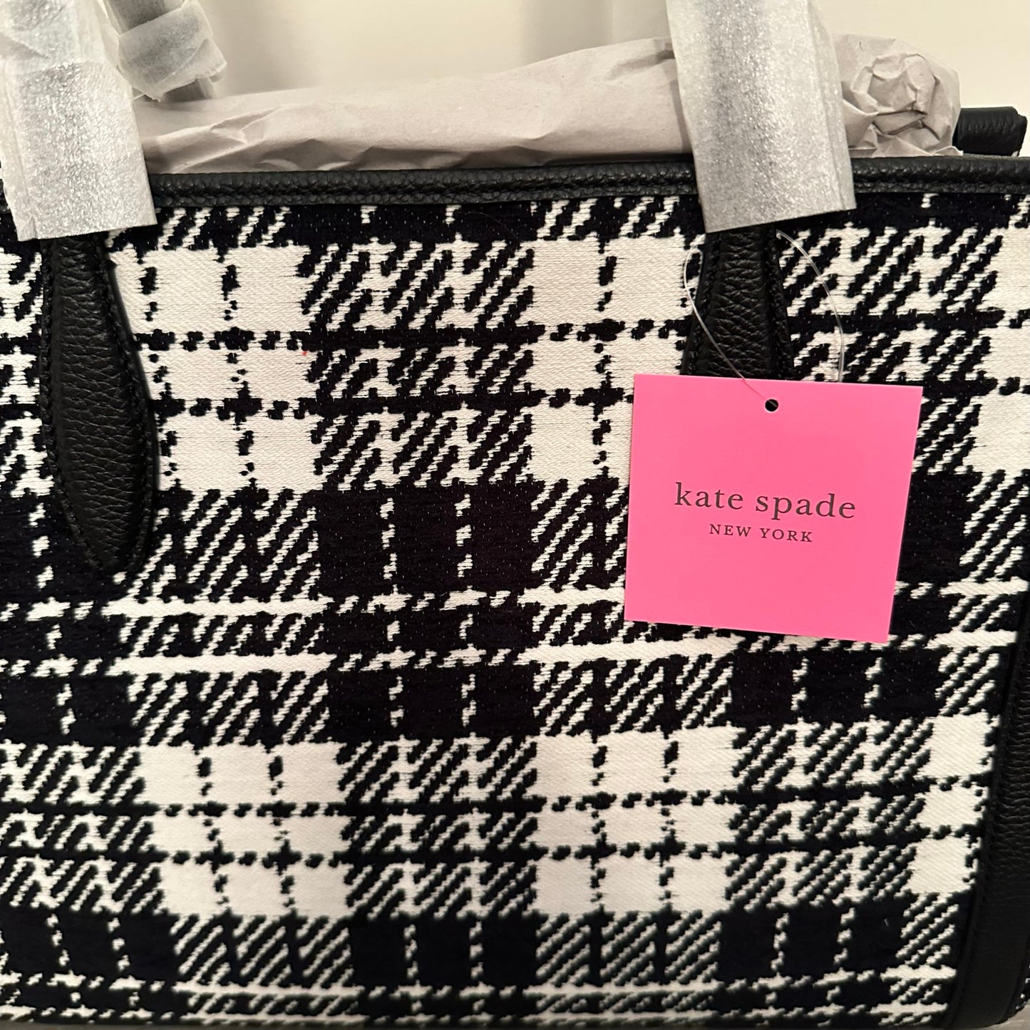 Kate Spade Market Posh Black & White Tote